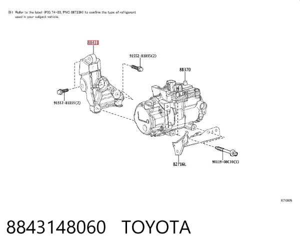  8843148060 Toyota