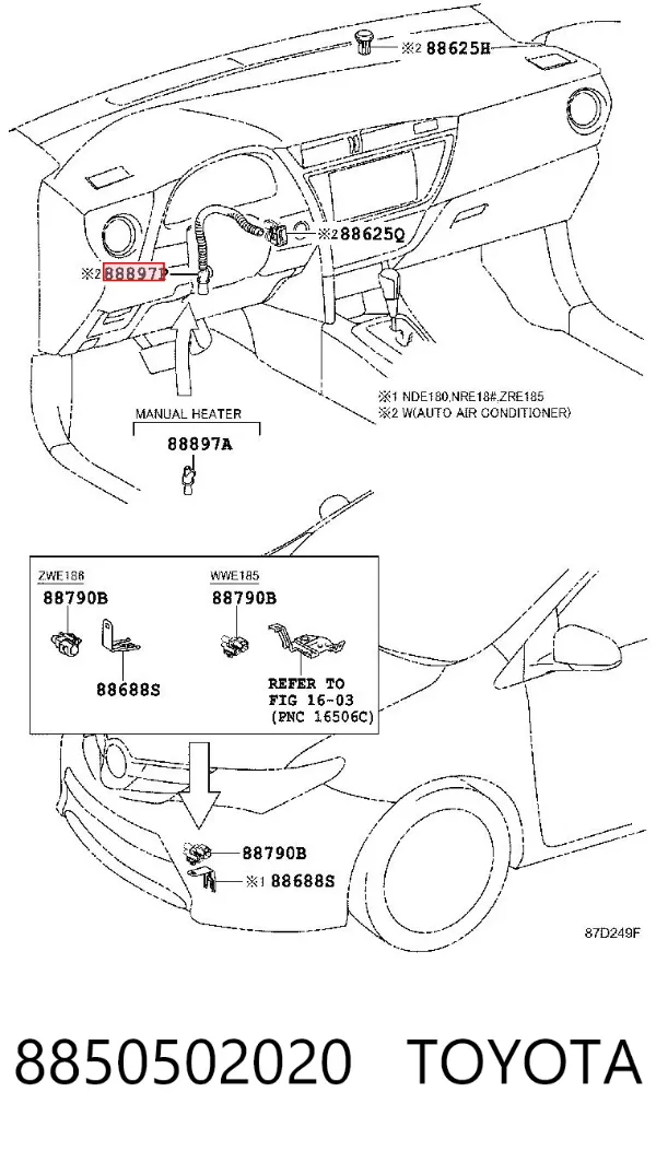  8850502020 Toyota