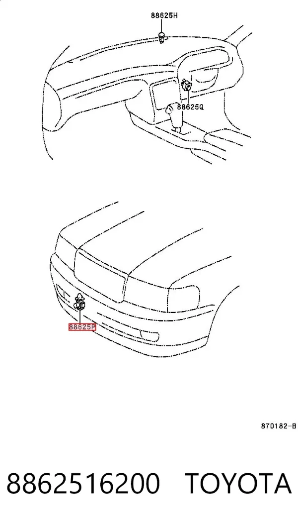  8862516200 Toyota