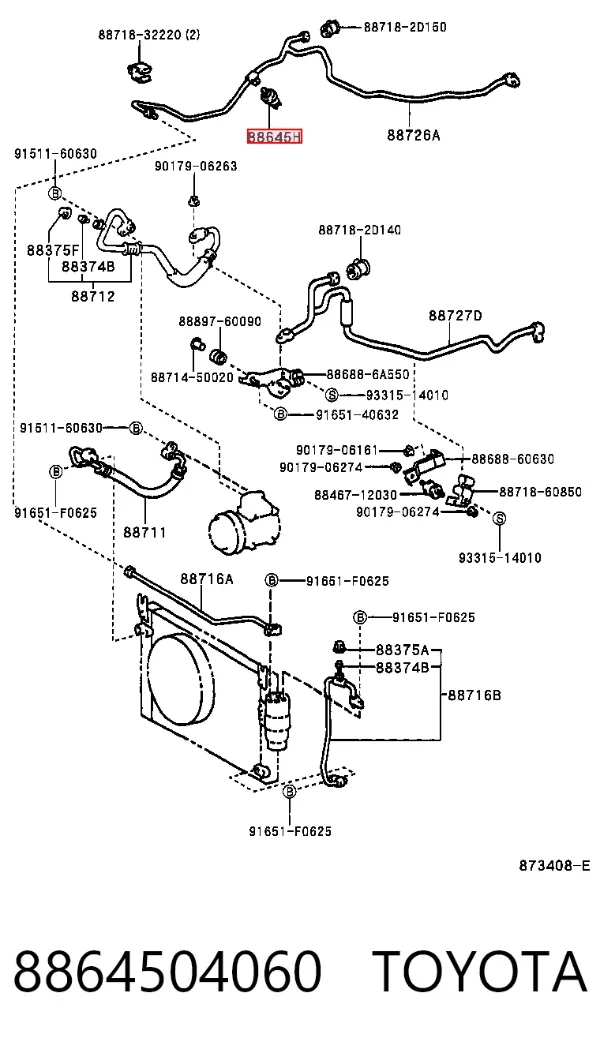  8864504060 Toyota