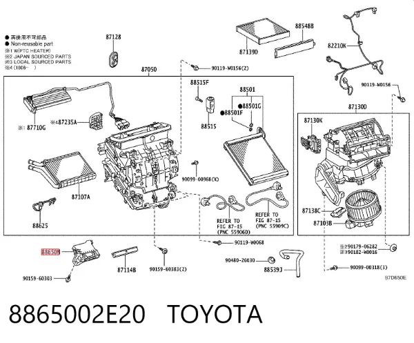  8865002E20 Toyota