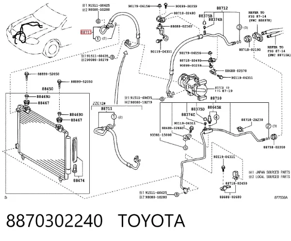  8870302240 Toyota