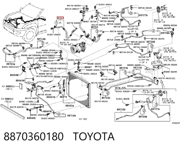  8870360180 Toyota