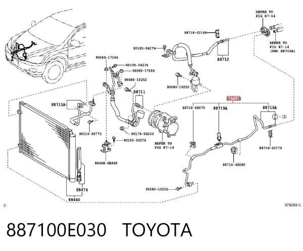 887100E030 Toyota