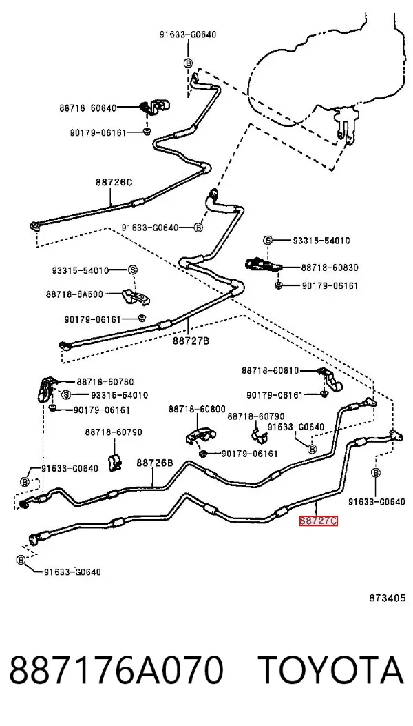  887176A070 Toyota