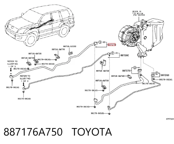  887176A750 Toyota