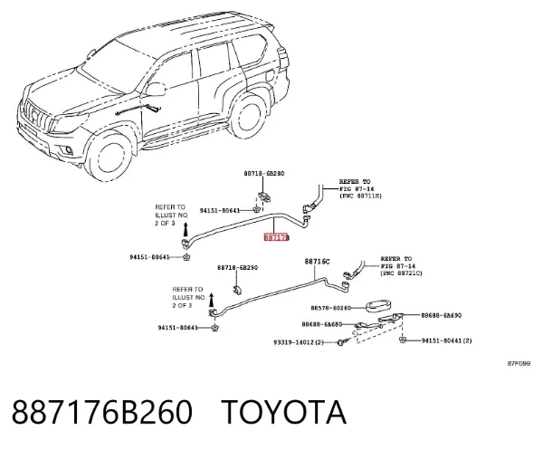  887176B260 Toyota