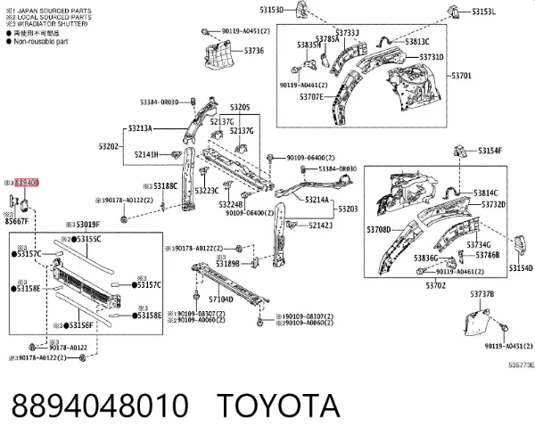  8894048010 Toyota