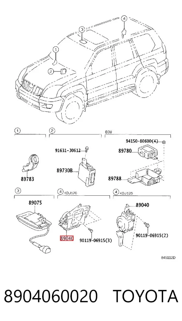  8904060020 Toyota