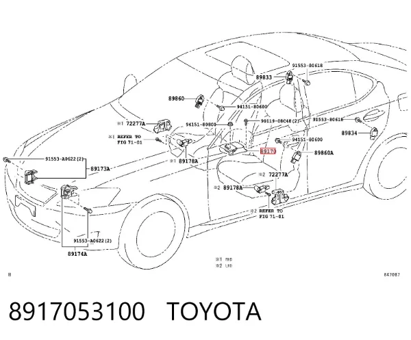  8917053100 Toyota