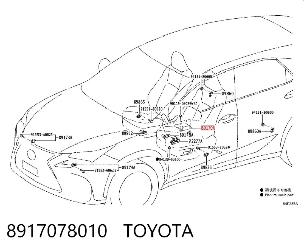  8917078010 Toyota