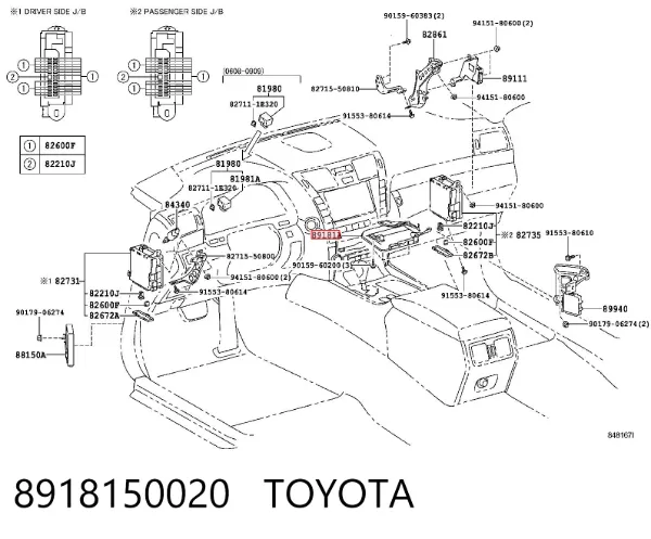  8918150020 Toyota