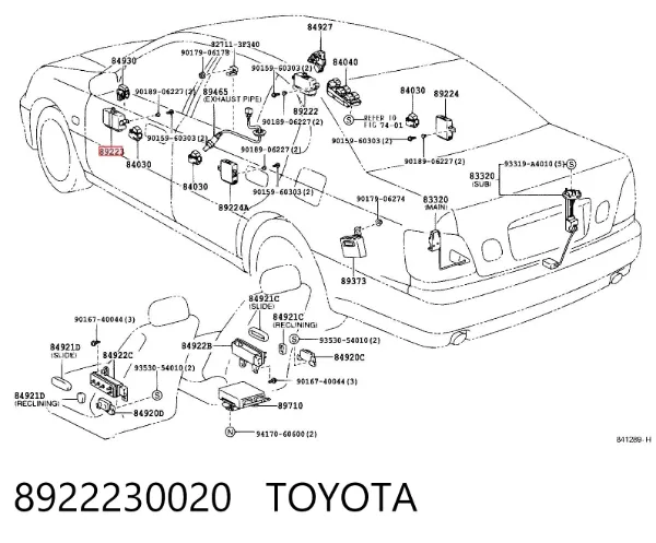  8922230020 Toyota