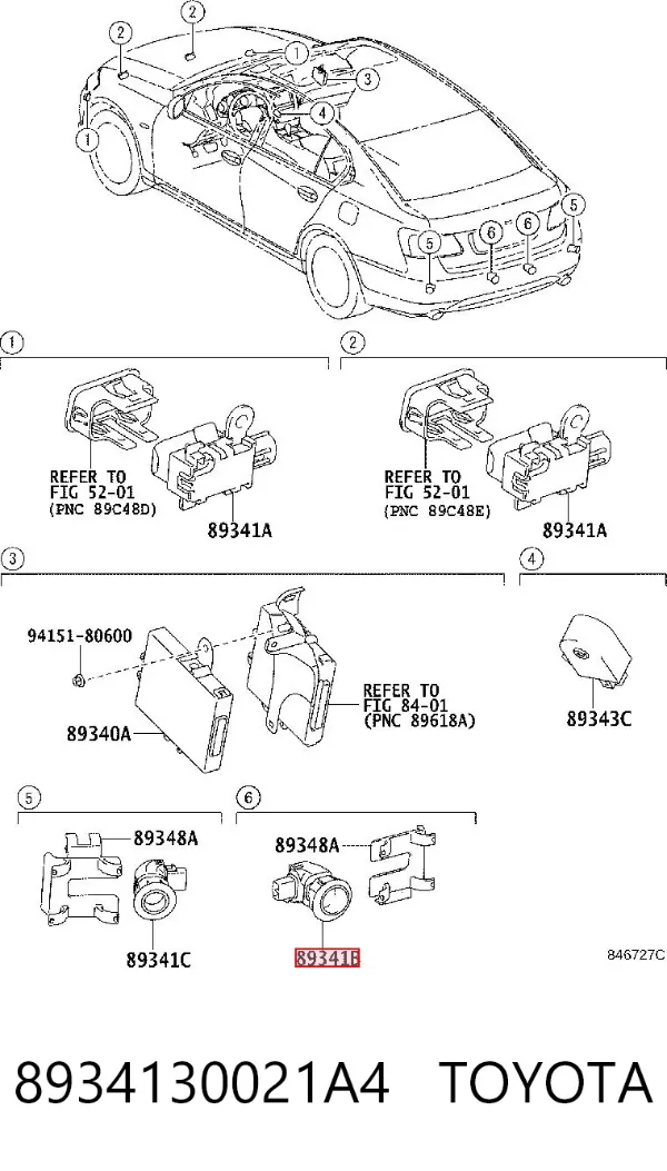  8934130021A4 Toyota