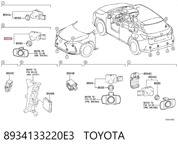  8934133220E3 Toyota