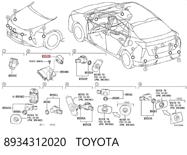  8934312020 Toyota