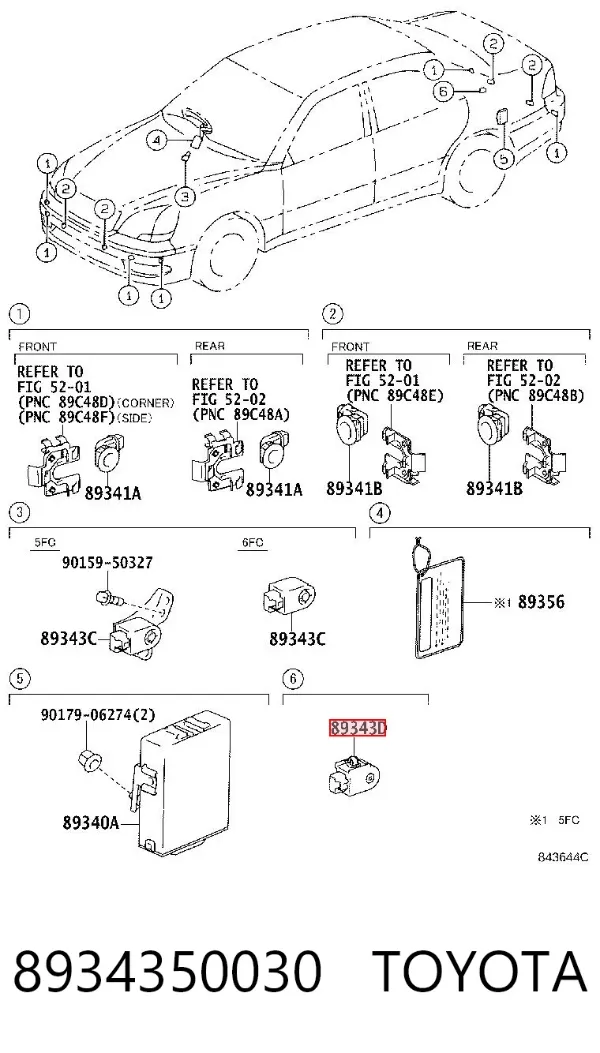  8934350030 Toyota