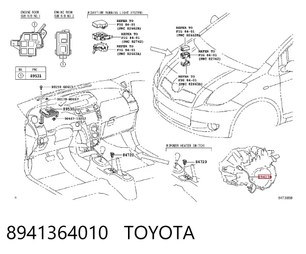 Датчик швидкості 8941364010 Toyota