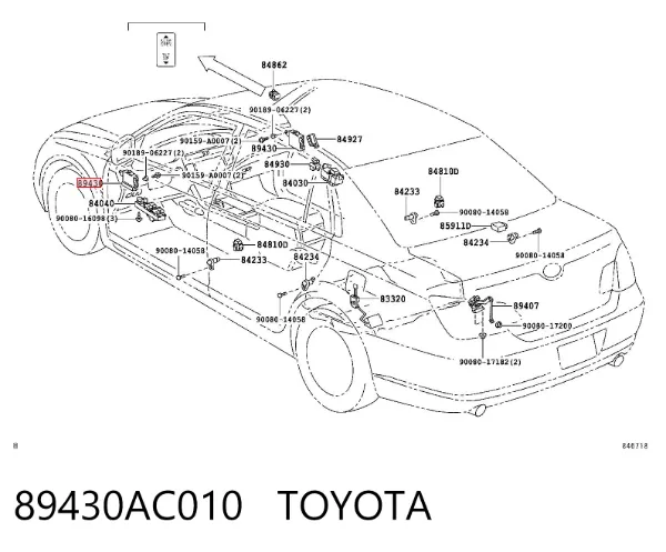  89430AC010 Toyota