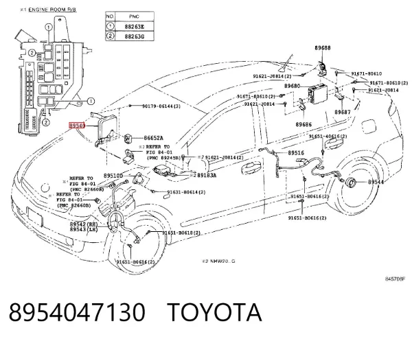  8954047130 Toyota