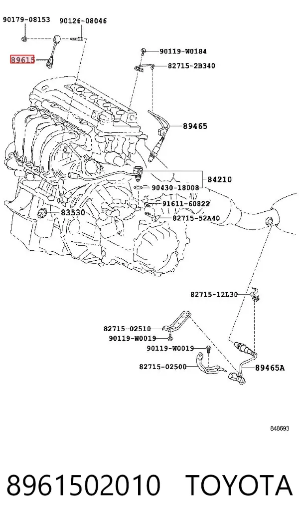 Датчик детонації 8961502010 Toyota