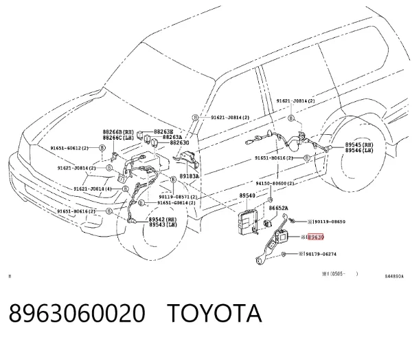  8963060020 Toyota