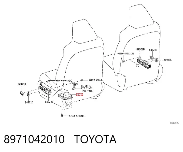  8971042010 Toyota
