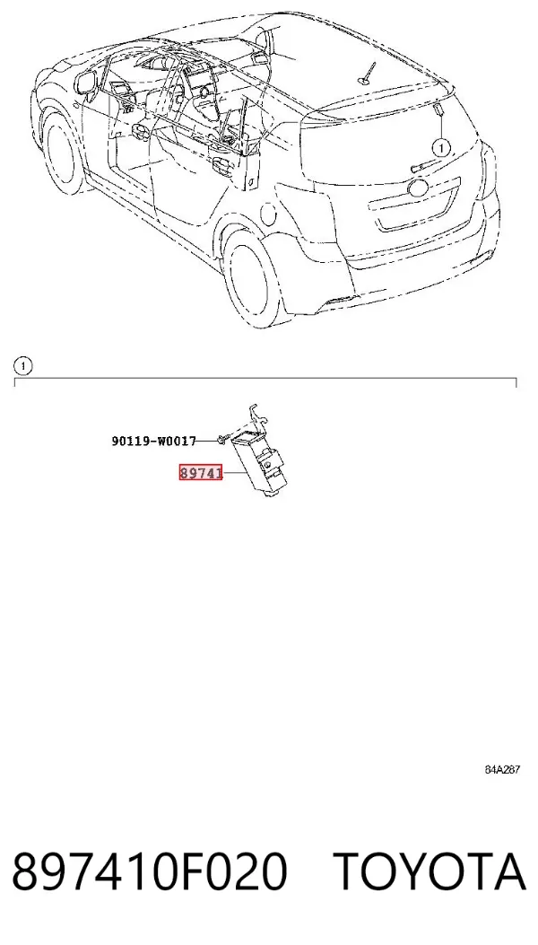  897410F020 Toyota