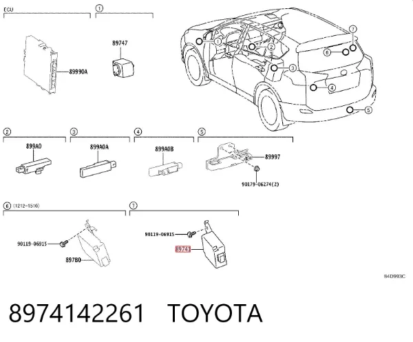  8974142261 Toyota