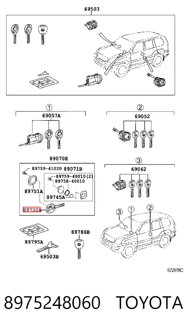  8975248060 Toyota