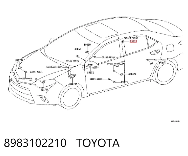 Датчик удару 8983102210 Toyota