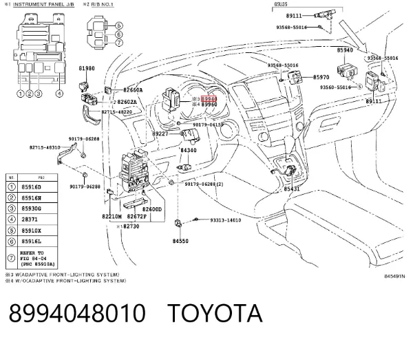  8994048010 Toyota