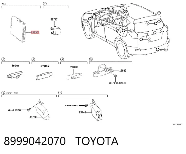  8999042070 Toyota