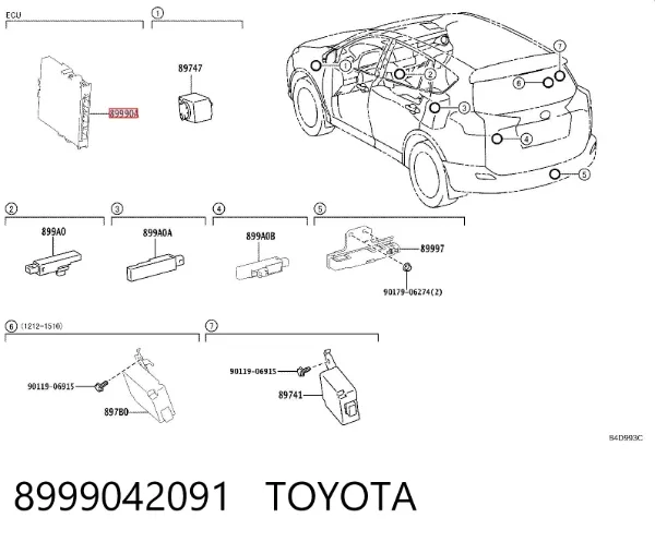  8999042091 Toyota