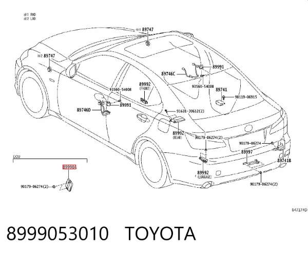  8999053010 Toyota
