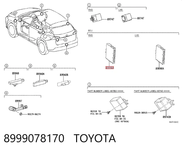  8999078170 Toyota
