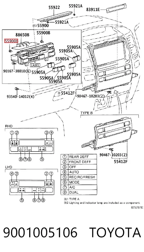  9001005106 Toyota