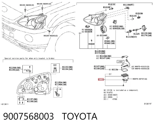  9007568003 Toyota