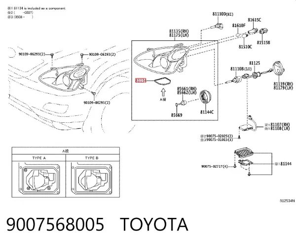  9007568005 Toyota