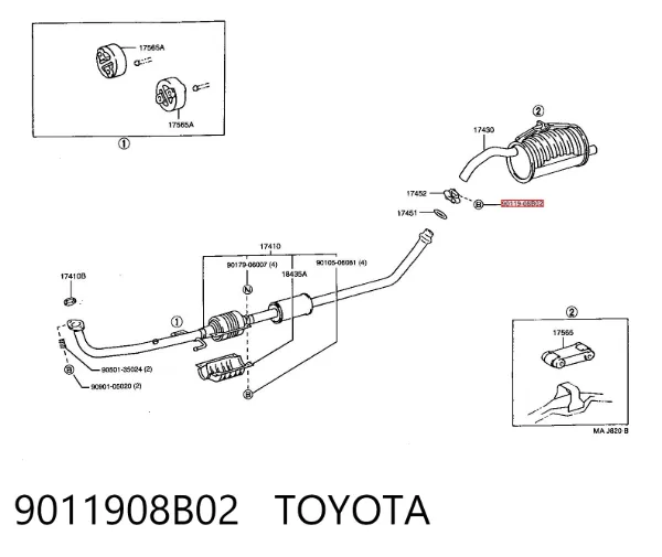  9011908B02 Toyota