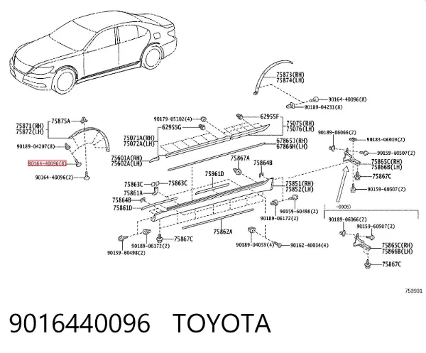  9016440096 Toyota