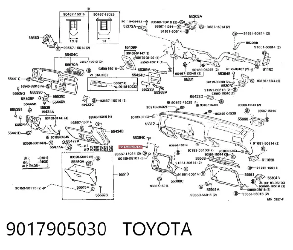  9017905030 Toyota