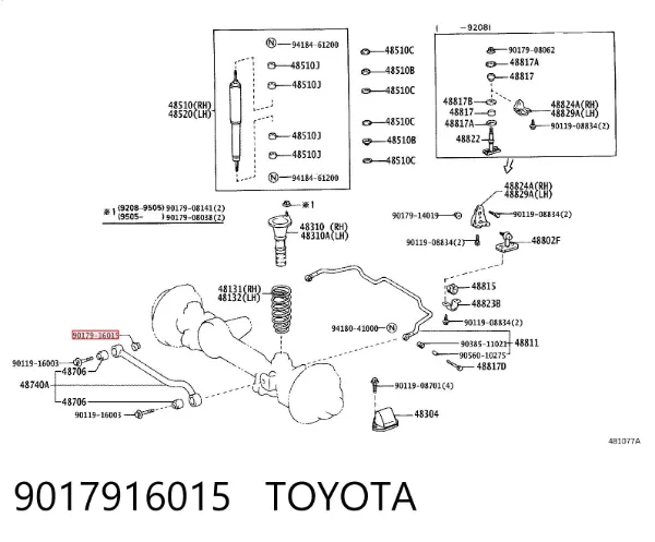  9017916015 Toyota