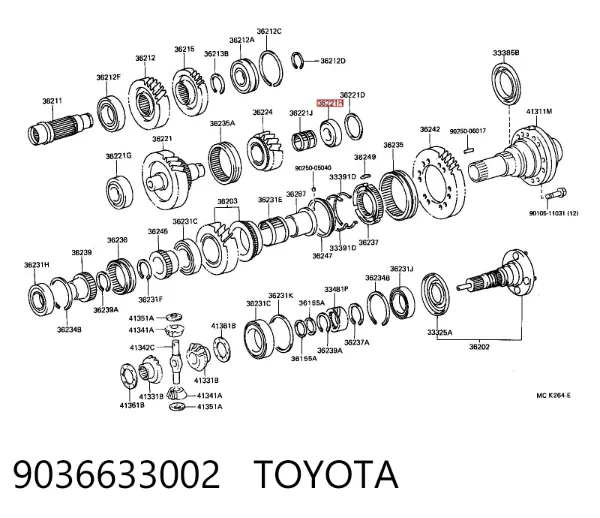  9036633002 Toyota