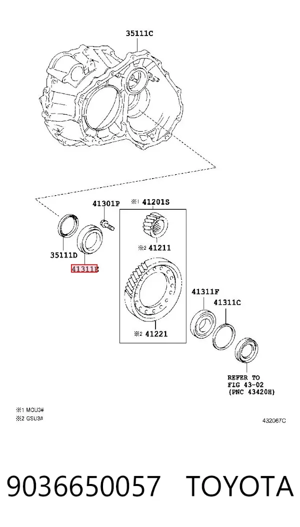  9036650057 Toyota