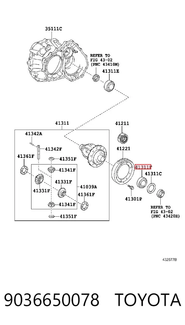  9036650078 Toyota