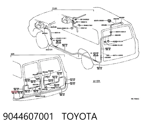  9044607001 Toyota