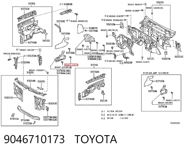  9046710173 Toyota