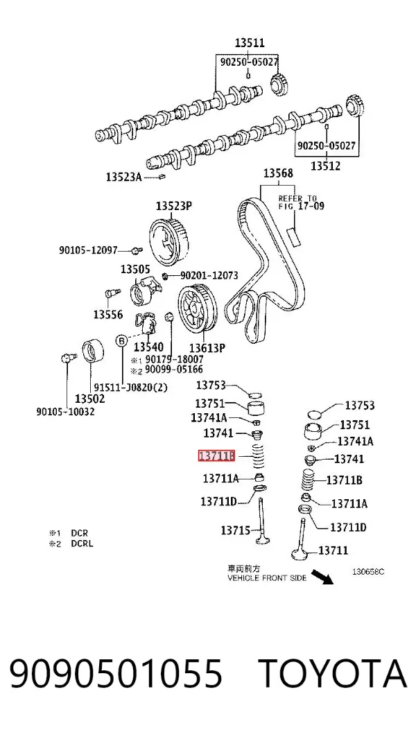  9090501055 Toyota