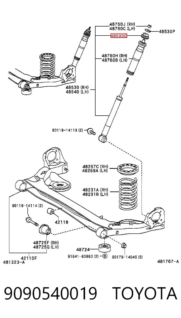  9090540019 Toyota
